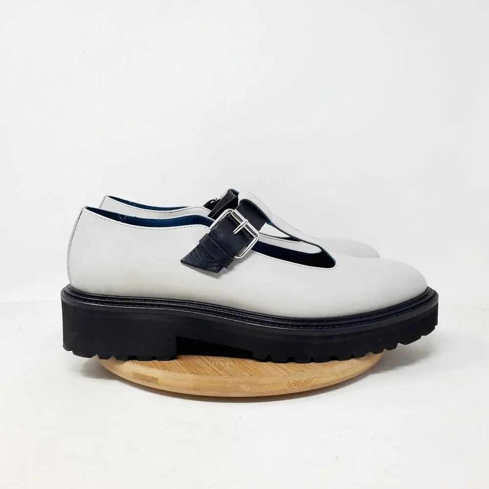 Paul Smith Mary Jane Shoes‎ Womens 41 Chunky Platform Lug Academia Daisy Italy